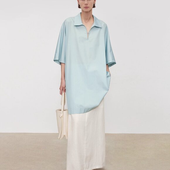 CHICJOC Premium Pima Cotton Shirt Dress | Size 36 - Picture 2 of 6